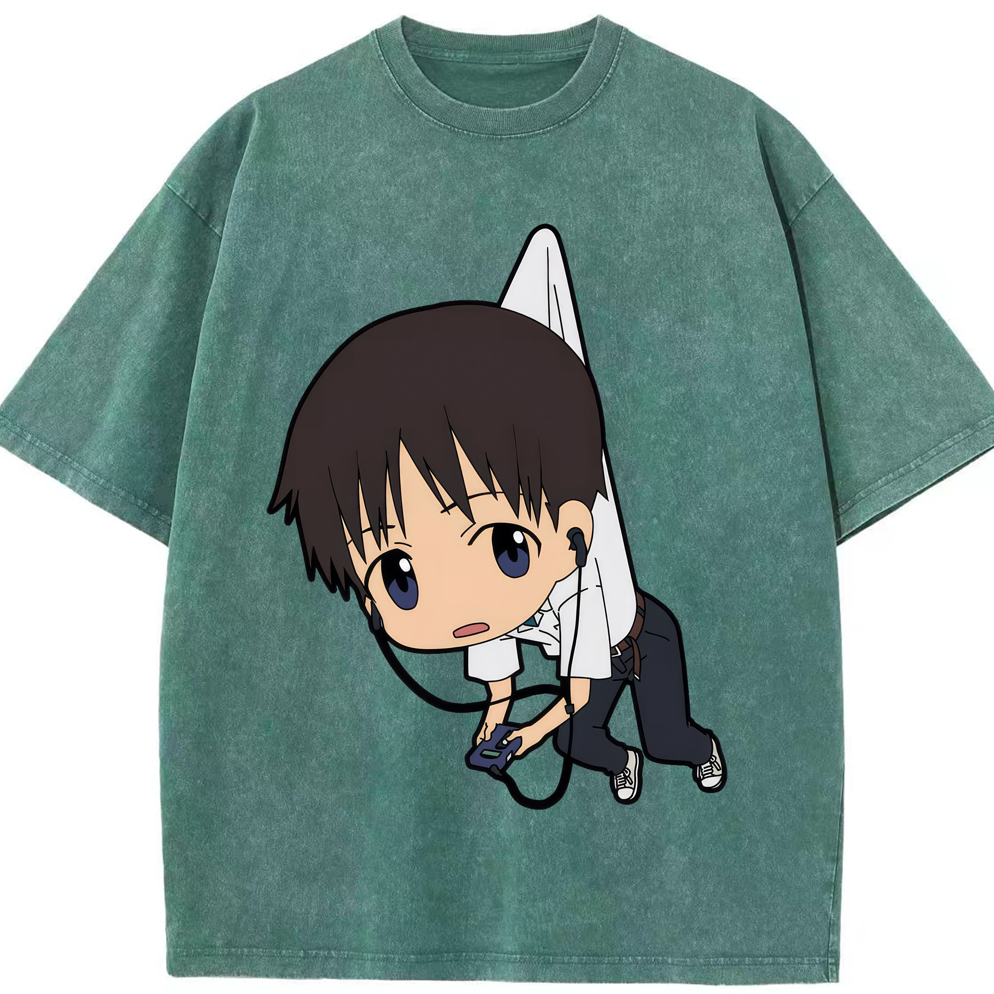 （画像用） EVA 新世紀エヴァンゲリオン 綿100% ヴィンテージ風 半袖Tシャツ（フロントプリント）